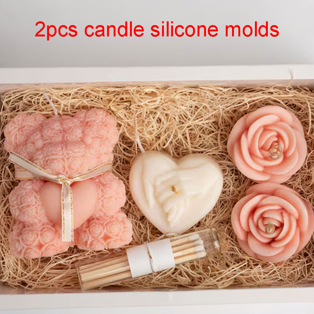 Candle Making Kits - Stampi per candele in silicone con