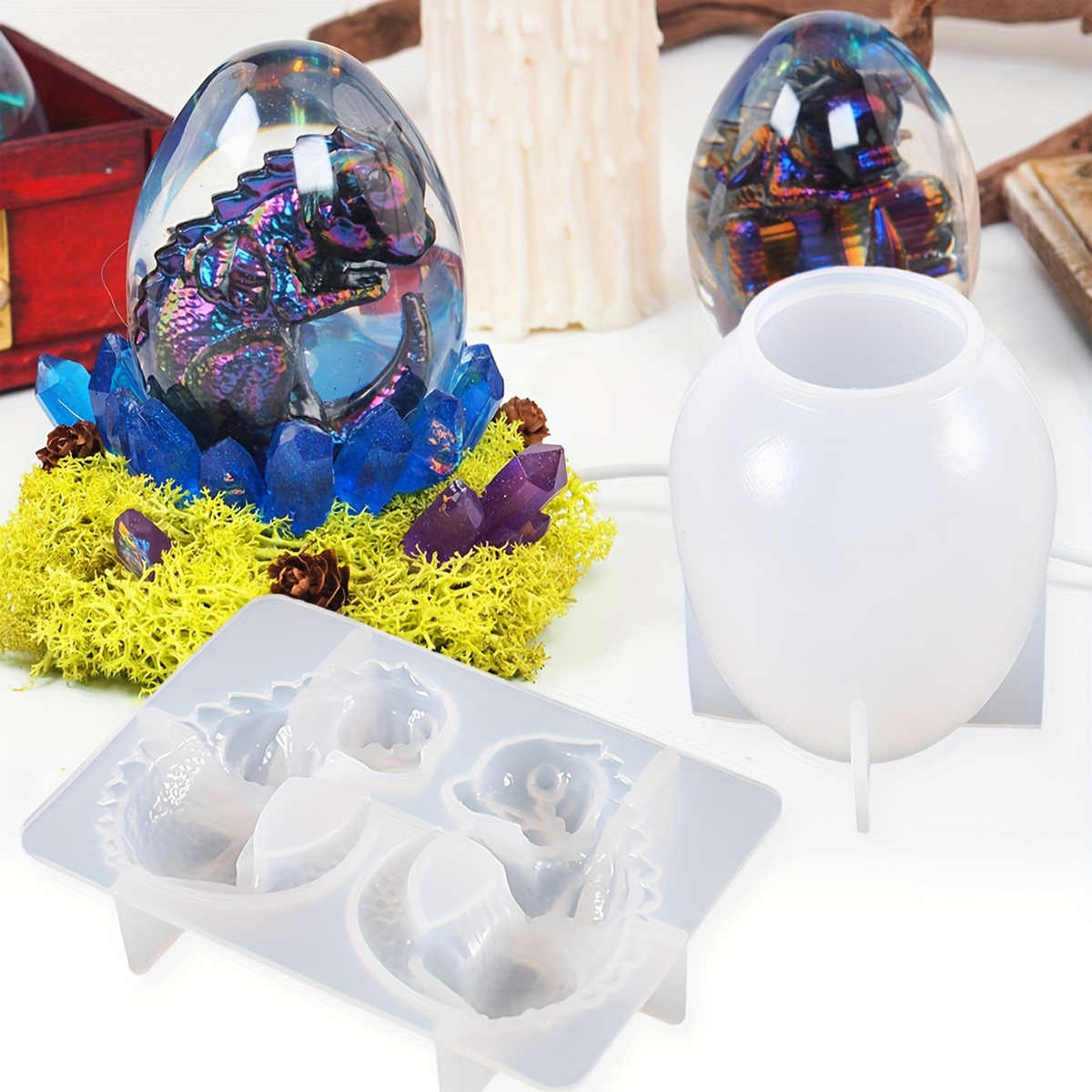 Candle Making Kits - Stampi per uova di drago in