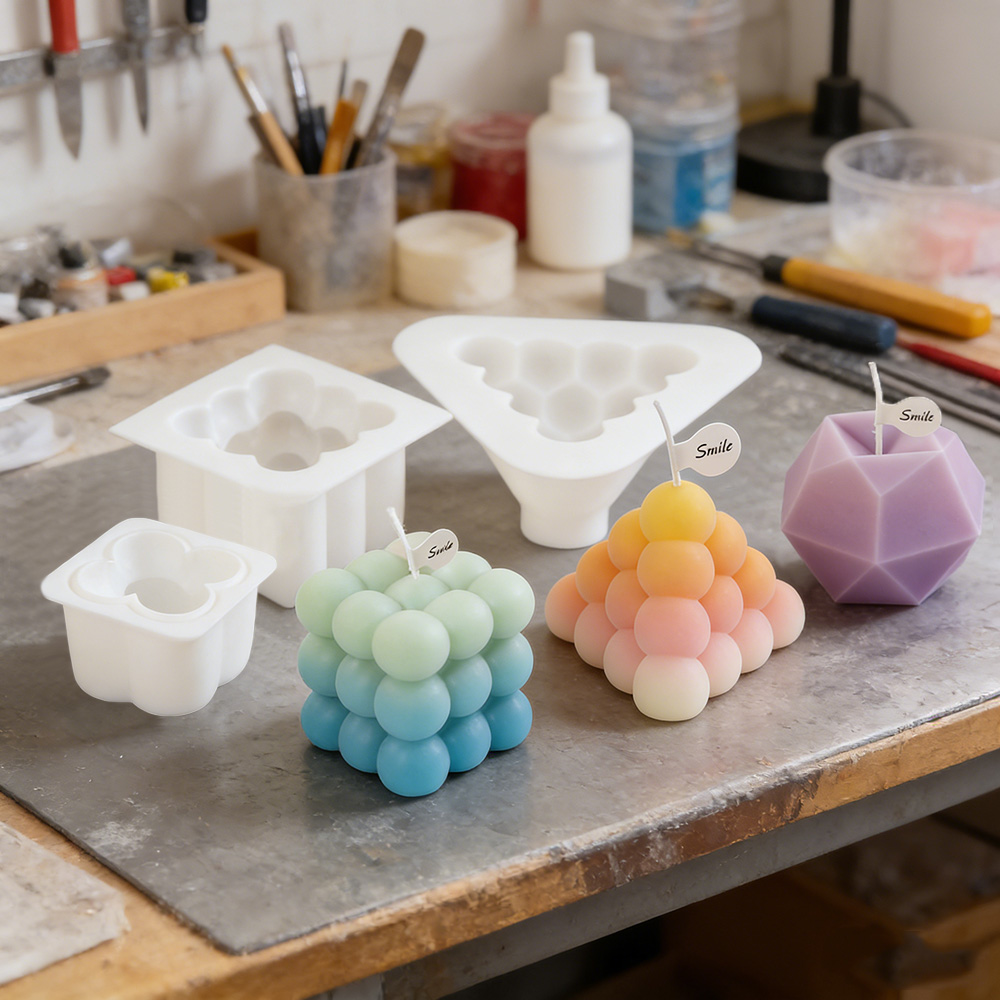 Candle Making Kits - Set di Stampi in Silicone per