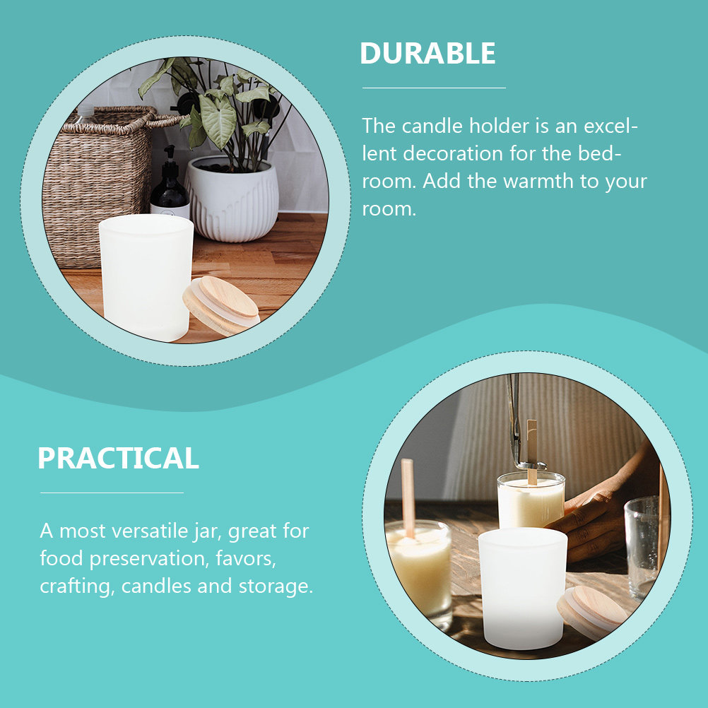 Set per Creare Vasetti in Vetr - Candle Making Jars With Lids recensione e prezzo