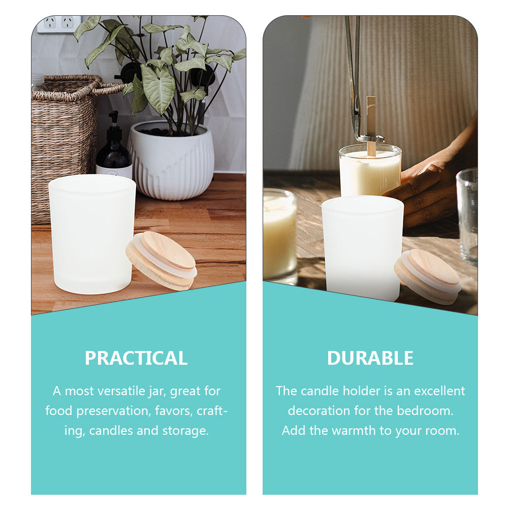 Set per Creare Vasetti in Vetr - Candle Making Jars With Lids recensione e prezzo