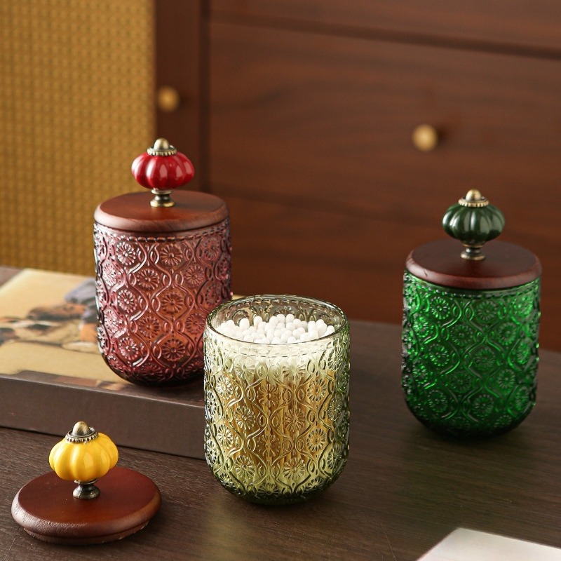 Scatola portaoggetti retrò in  - Candle Making Jars With Lids recensione e prezzo