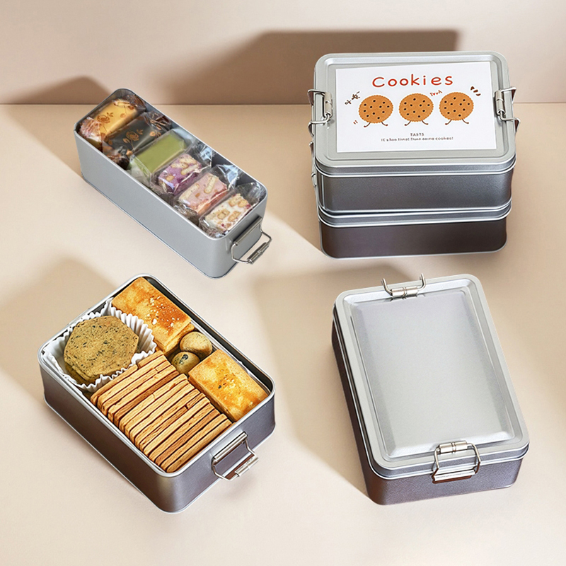 Scatola rettangolare in latta  - Tin Container Lid recensione e prezzo