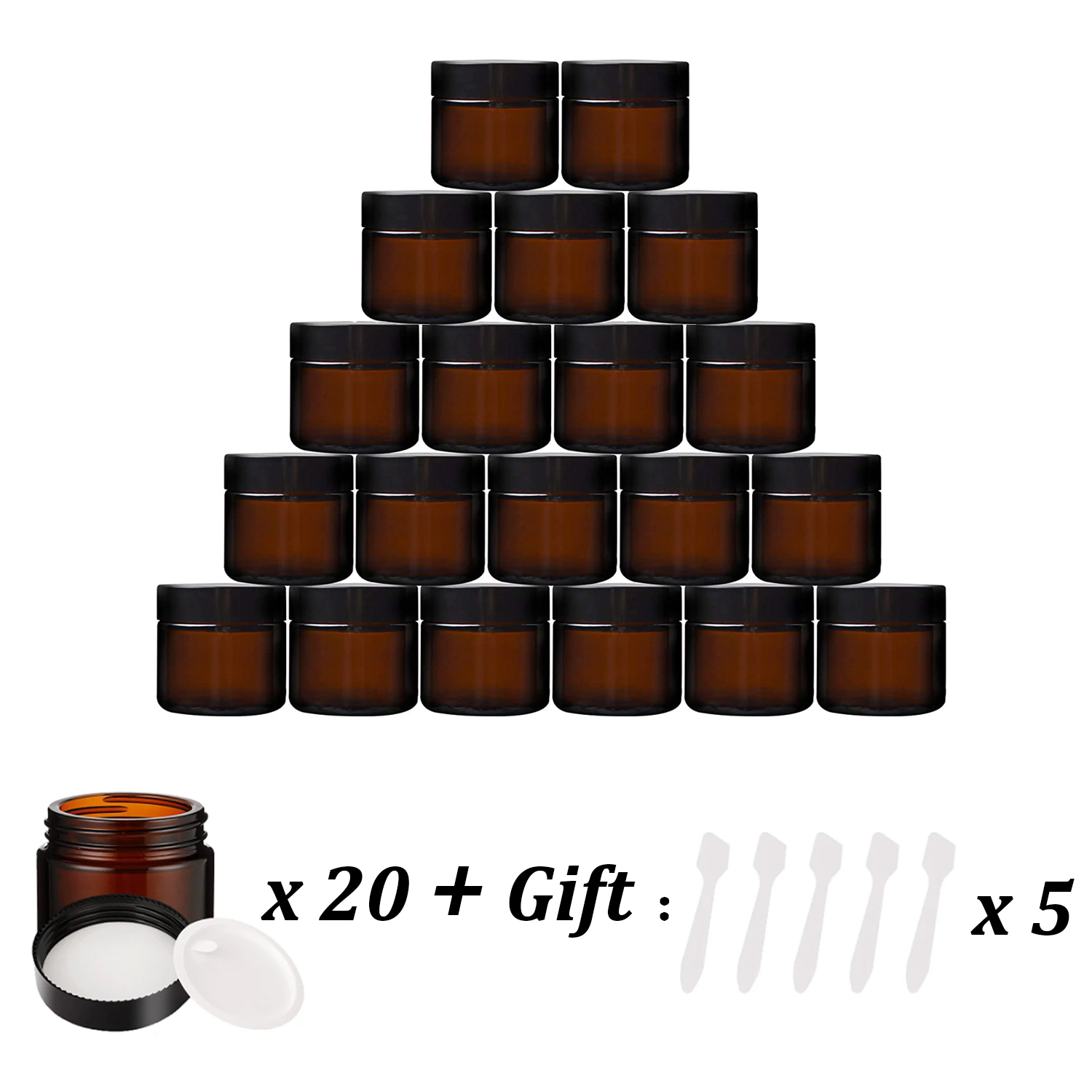 Barattoli di vetro ambrato pic - Candle Making Jars With Lids recensione e prezzo